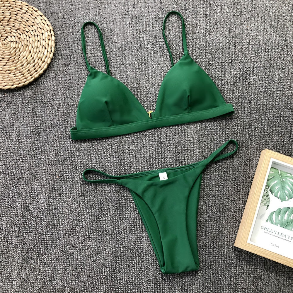 Whispered Temptation Halter Bikini Duo