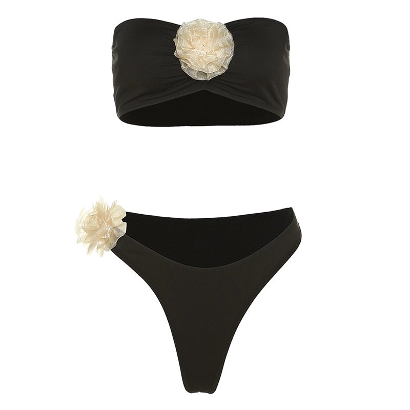 Sun-Kissed Floral Dreams Bikini Duo