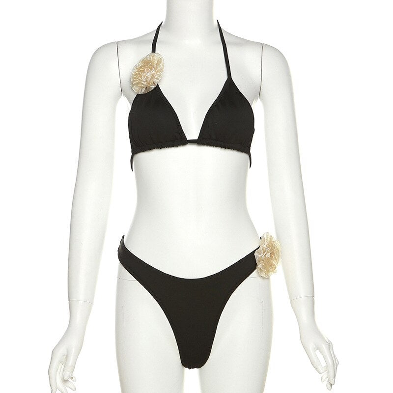 Sun-Kissed Floral Dreams Bikini Duo