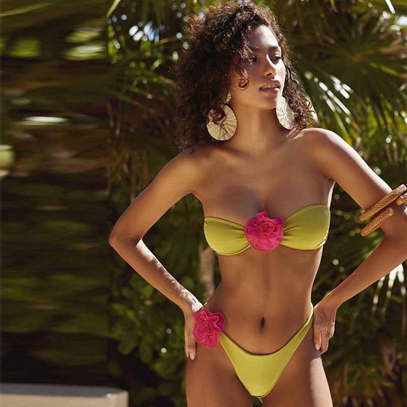 Sun-Kissed Floral Dreams Bikini Duo